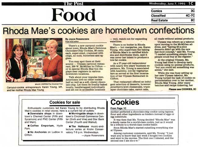 Rhoda Mae's Hot Cookie Craze Article